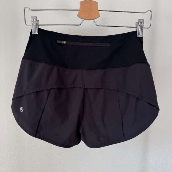 Lululemon Speed Up Lined Shorts Black Sz 4 Women's Fan Favorite - Picture 9 of 16